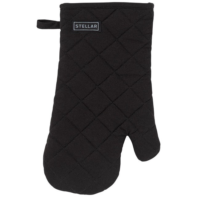 Stellar Oven Glove Black (British brand)