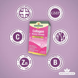Natures Aid collagen beauty formula capsules 90 count, imported from the UK