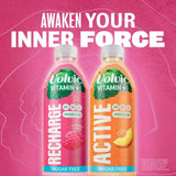 Volvic Recharge raspberry flavoured water, imported from the UK
