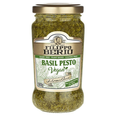 M&S Filippo Berio Vegan Basil Pesto Sauce 190g- Buy online at McGrocer