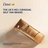 Dove medium-dark gradual tanning body lotion 200ml - British product