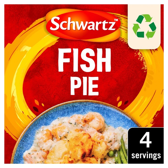 Schwartz fish pie recipe mix 26g (British brand)