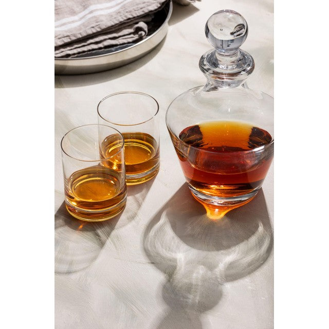 Rayware whisky glass and decanter set 1 litre, imported from the UK