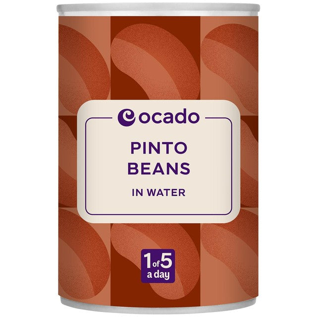 Ocado pinto beans in water 400g can, imported from the UK