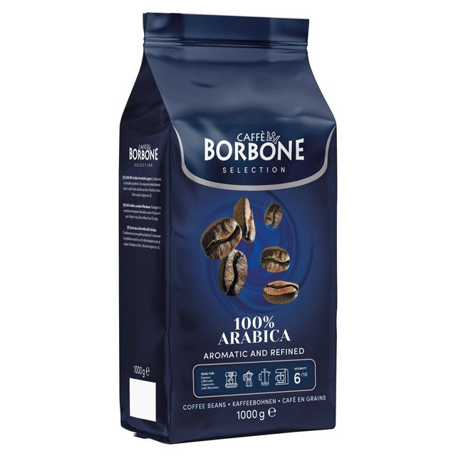 Caffe Borbone 100% Arabica coffee beans intensity 6 - British product