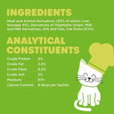 Webbox liver with cat grass cat treat 5 x 15g (British brand)