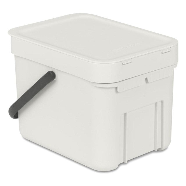 Brabantia Sort Go waste bin light grey 6L British product