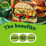 Birds Eye veggie quarter pounders 4 pack, UK version