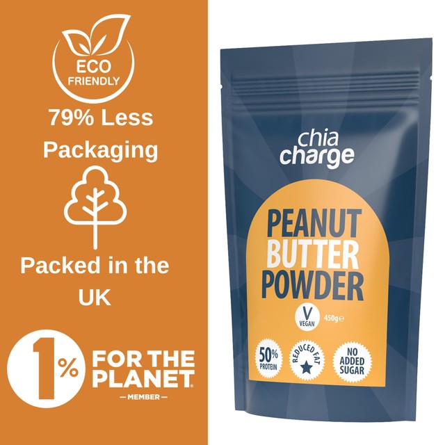 The Chia Charge Peanut Butter Powder 450g - British product