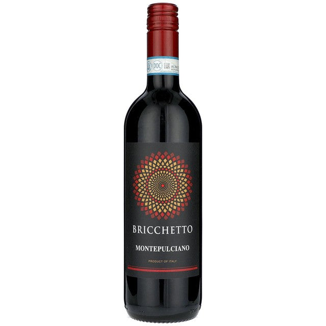 Bricchetto Montepulciano D'Abruzzo red wine 75cl - British product