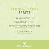 Fever-Tree Mexican Lime soda water 6 x 150ml - British product
