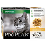 Pro Plan cat food sterilised 10 x 85g, imported from the UK