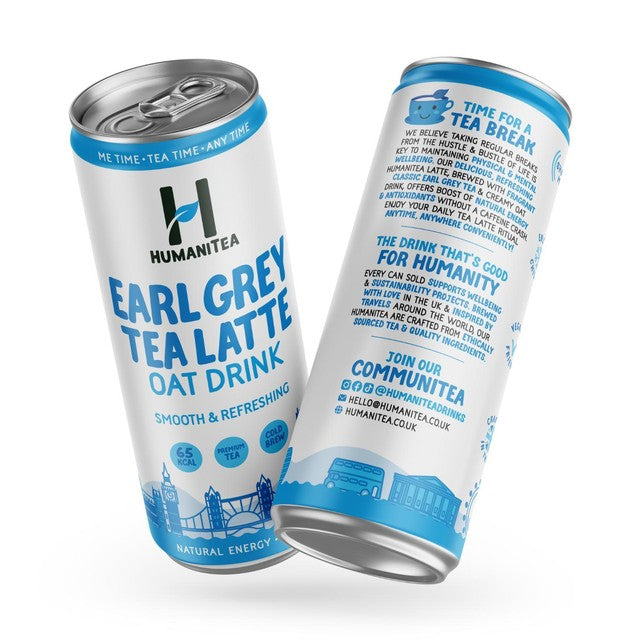 HumaniTea Earl Grey tea latte 250ml, UK version