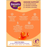 Bassetts kids multivitamin gummies orange flavour 30 pack - British product