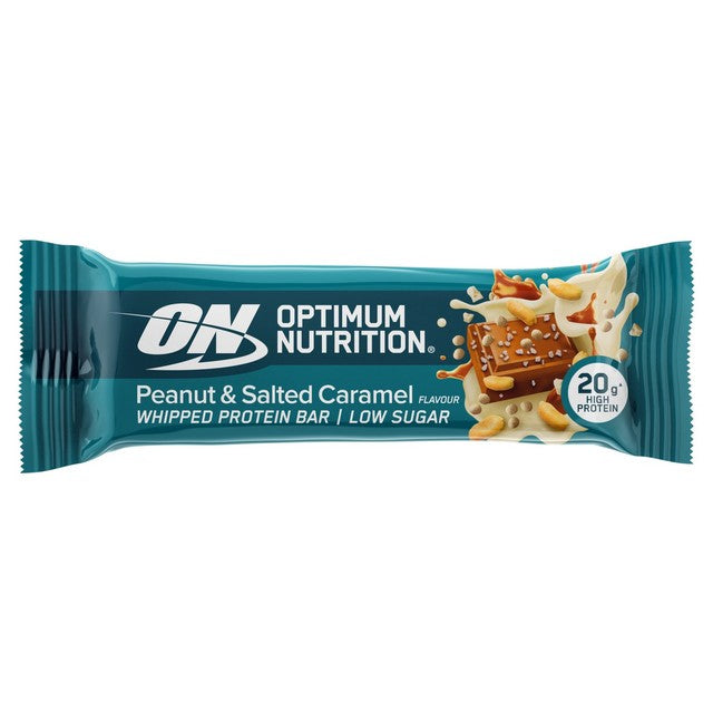 Optimum Nutrition protein bar Peanut & Salted Caramel 60g, imported from the UK
