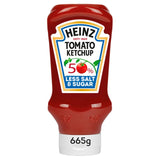 Heinz Tomato Ketchup 50% Less Sugar & Salt 665g, UK version