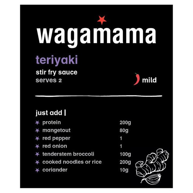 Wagamama Teriyaki Stir Fry Sauce 120g (British brand)