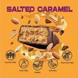 Vive vegan chocolate protein bar salted caramel 49g (British brand)