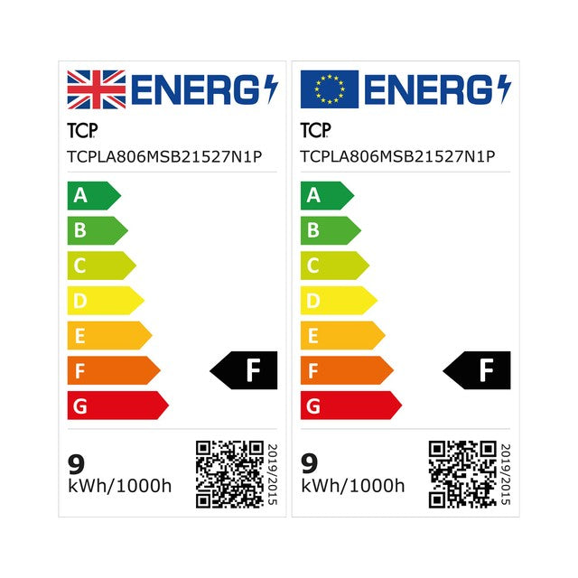 TCP motion sensor bulb warm white B22 9W (British brand)