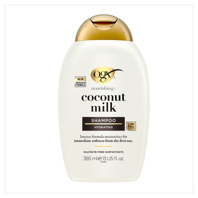 OGX Coconut Milk shampoo 385ml, imported from the UK