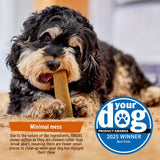 Yakers peanut butter and banana medium dog chew, imported from the UK