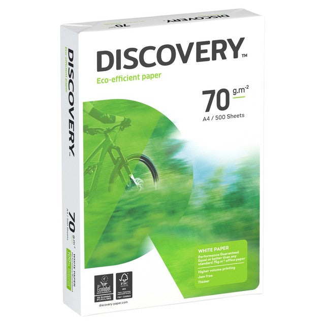 Navigator Discovery A4 white printer paper 500 sheets, imported from the UK