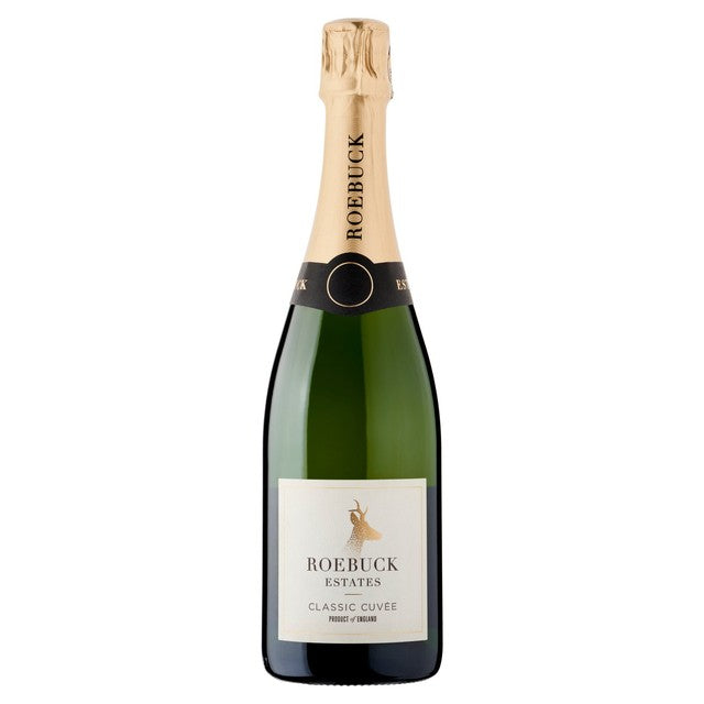 Roebuck Estates sparkling wine Classic Cuvee 2018 75cl, imported from the UK