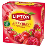 Lipton Berry Bliss fruit tea bags, imported from the UK