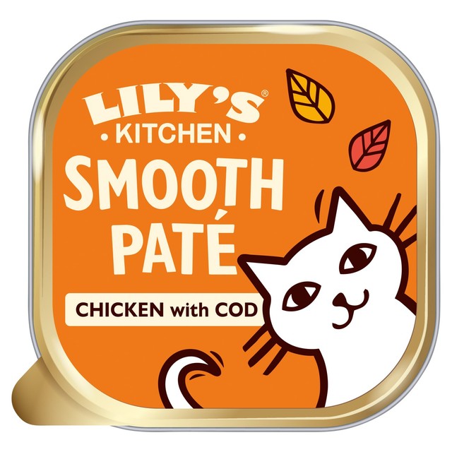 Lily's Kitchen cat food pate chicken and cod 85g, UK version