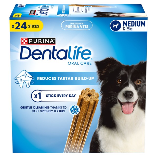 Dentalife medium dental chicken dog chews - British product