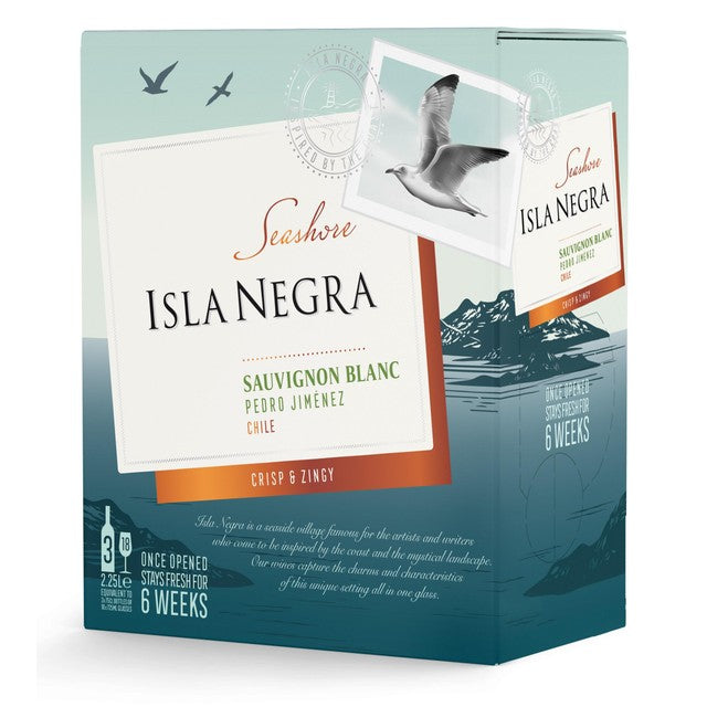 Isla Negra Sauvignon Blanc Boxed Wine 2.25L, UK version
