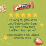 Organix strawberry apple soft oaty bars 6x23g , imported from the UK