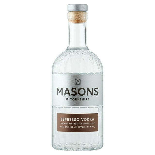 Masons of Yorkshire Espresso Vodka 70cl, imported from the UK