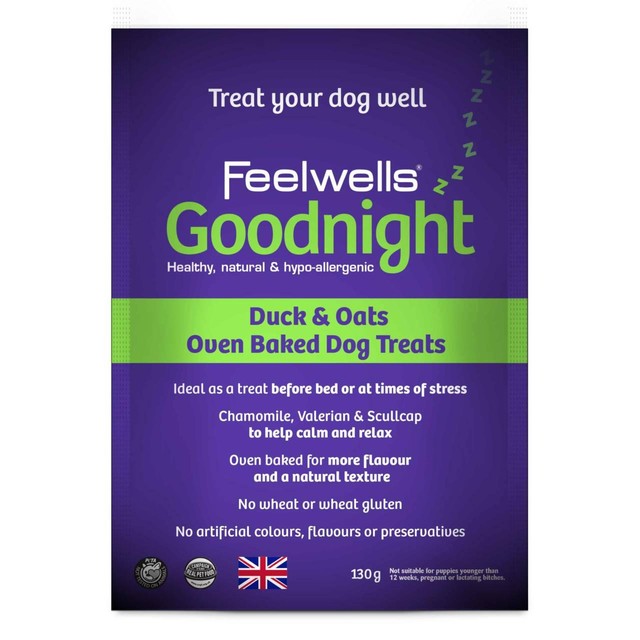 Feelwells dog treats duck and oats 130g - British product