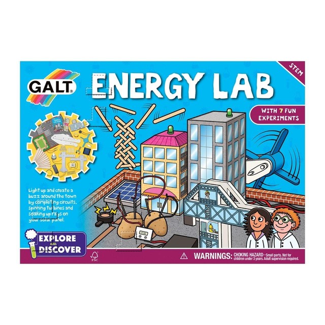 Galt Energy Lab science kit 22x31x7cm, UK version