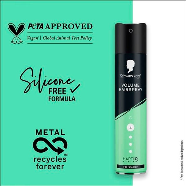 Schwarzkopf hairspray for fine hair 250ml (British brand)