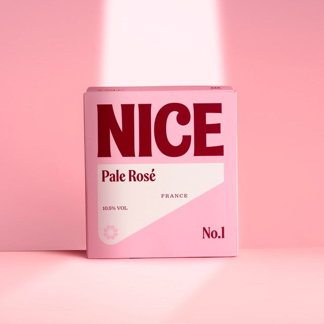 NICE Pale French Rosé Wine 2.25L box, imported from the UK