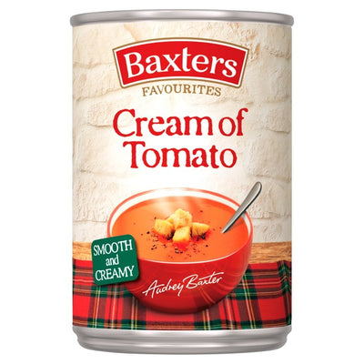 M&S Baxters Favourites Cream of Tomato Soup Tinned 400g- Buy online at McGrocer