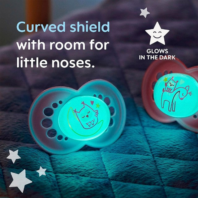 MAM Night Soother 6-18m 2pk, imported from the UK