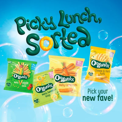 M&S Organix Melty Organic Sweetcorn Rings Baby Puffs 20g - اشترِ عبر الإنترنت من McGrocer
