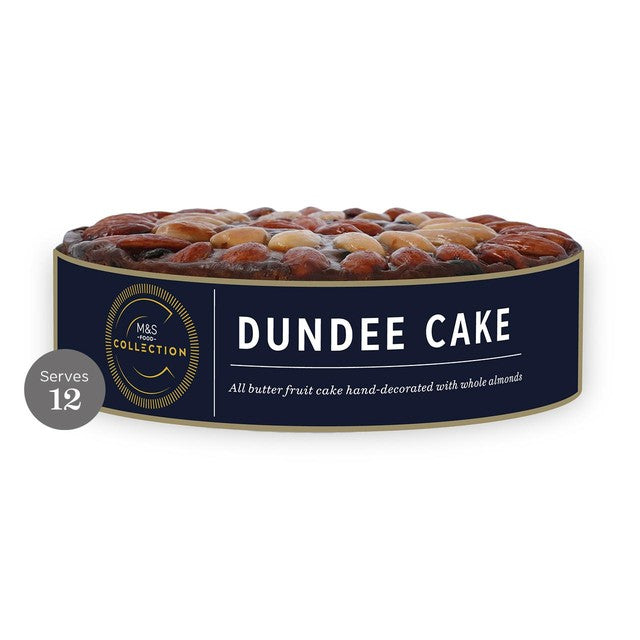 M&S Dundee Cake 815g, imported from the UK