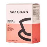 Good & Proper Tea English Breakfast tea bags 45g, UK version