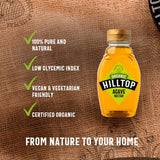 Hilltop Honey Organic Agave Syrup 330g, UK version
