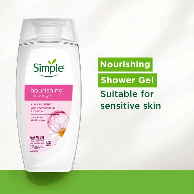 Simple Nourishing Shower Cream 225ml (British brand)