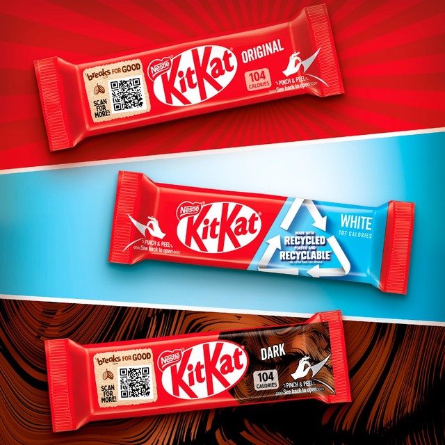 KitKat 2 Finger milk chocolate multipack 12 bars (British brand)