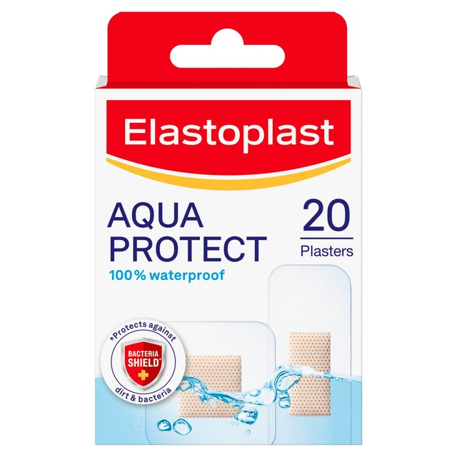 Elastoplast Aqua Protect waterproof plasters 20 pack - British product