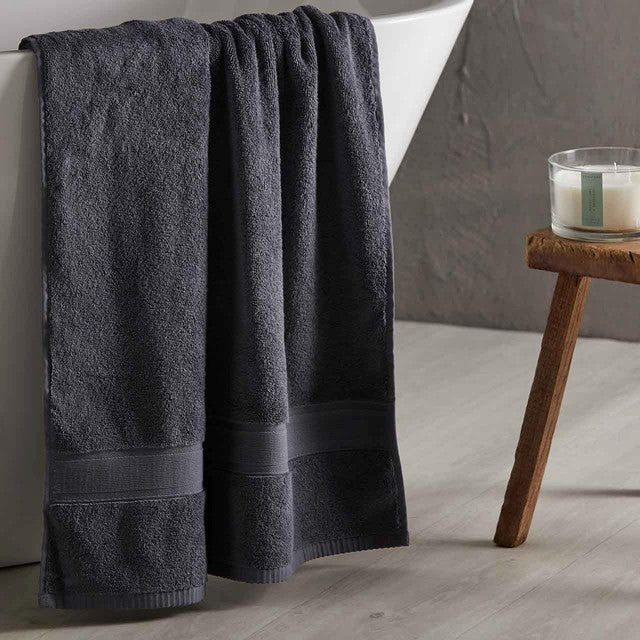 M&S face towels in Slate, imported from the UK
