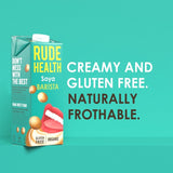 Rude Health Organic Soya Barista Drink 1L, imported from the UK
