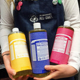 Dr Bronner Peppermint Castile Liquid Soap 945ml - British product