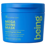 Being MEGA SHINE hydrating hair mask, imported from the UK